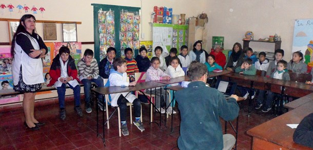 Charla sobre Uso de Agroquímicos para estudiantes de la EP Nº5 de Gómez de la Vega.