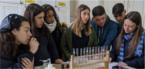 Visita de estudiantes de diferentes escuelas a nuestra Facultad