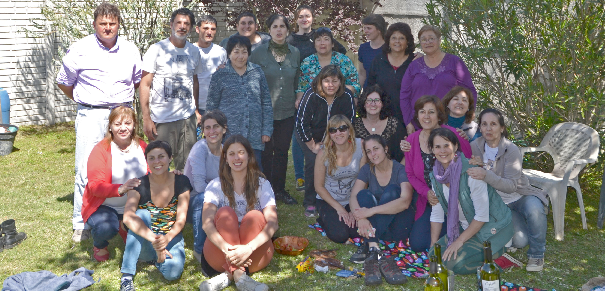 Finalización del Curso de Extensión Forma y Color en el Jardín 2016