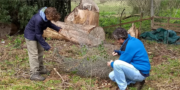 Primera jornada de trabajo en el Hogar del Padre Cajade