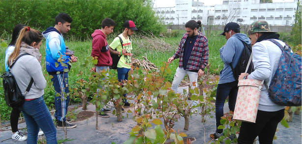 Estudiantes de  la Escuela Secundaria N° 53 visitaron el Vivero Forestal