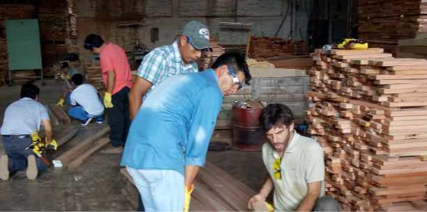 Curso de oficio de armadores de piezas partes de viviendas de madera