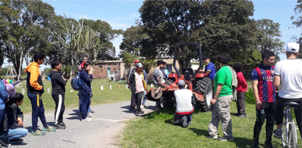 Nueva jornada de intercambio en el Hogar del Padre Cajade