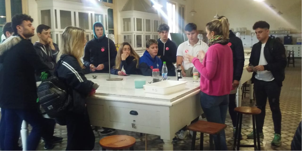 Visita de estudiantes de diferentes escuelas a nuestra Facultad