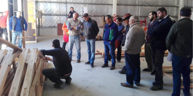 Encuentro con productores familiares forestales y aserraderos de Berisso en Centro de la Madera