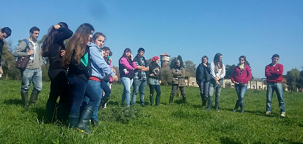 Visita del Centro para la Producción Total (CEPT) Nº 18 de Obligado al Tambo Santa Catalina