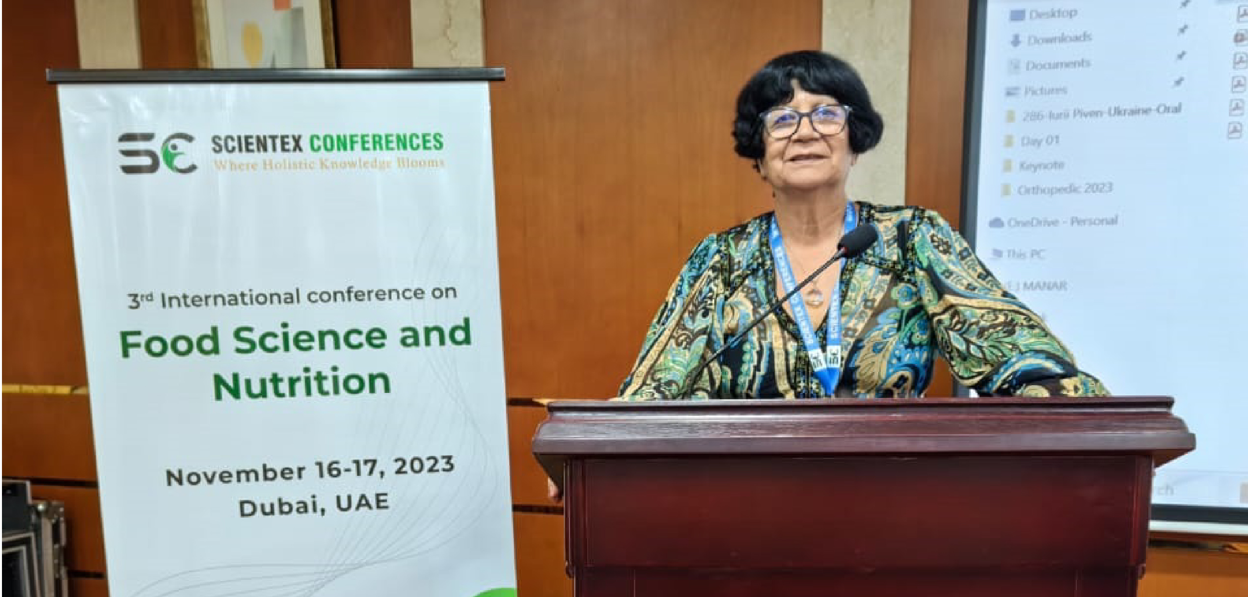 Dra. Susana Beatríz Martínez fue invitada a dictar la conferencia en el marco del 3rd International Conference on Nutraceuticals and Food Science 