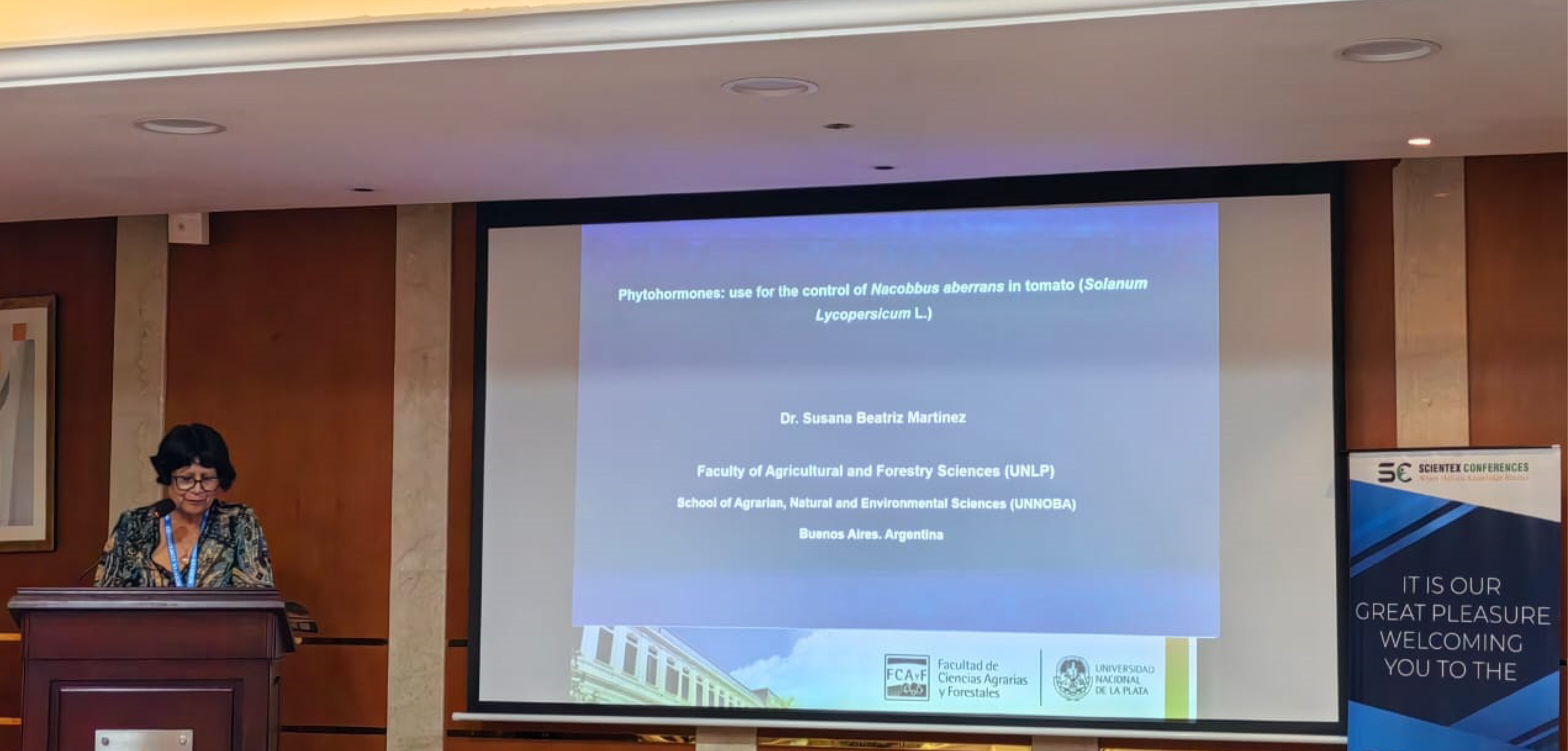 Dra. Susana Beatríz Martínez fue invitada a dictar la conferencia en el marco del 3rd International Conference on Nutraceuticals and Food Science 