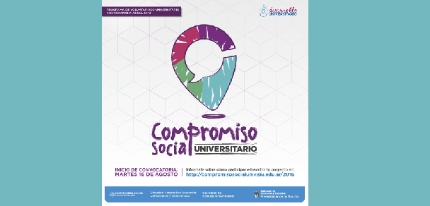 Programa de Voluntariado Universitario: “Compromiso Social Universitario¨