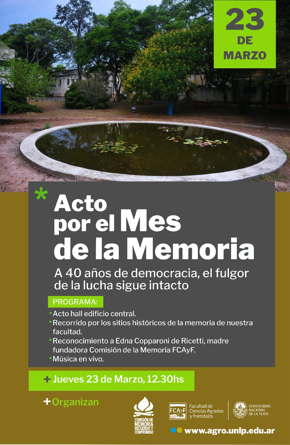 Acto por el mes de la Memoria