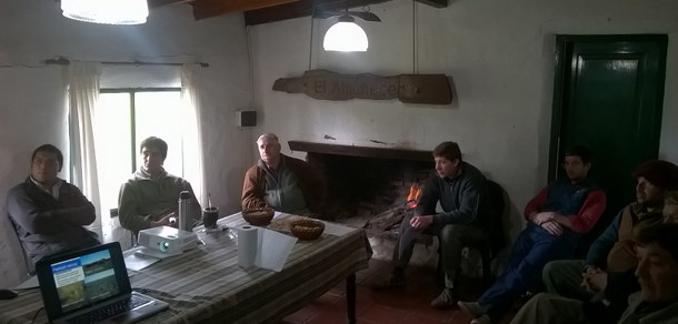 Recorrida con productores de Ranchos en el establecimiento El Amanecer- UNLP